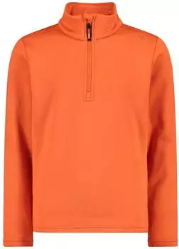 CMP Jungen Stretch Performance Stehkragenshirt mit kurzem Rei&szlig;verschluss (39E2324) arancio