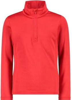 CMP Mädchen Stretch Performance Stehkragenshirt mit kurzem Reißverschluss (39E2245) corallo