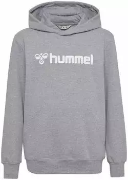 Hummel Kinder Kapuzenpullover hmlGO 2.0 Cotton Logo Hoodie (224844) grey melange