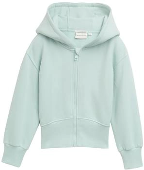 Tom Tailor Sweatjacke mit Bio-Baumwolle dusty light green / (1044503_36458)
