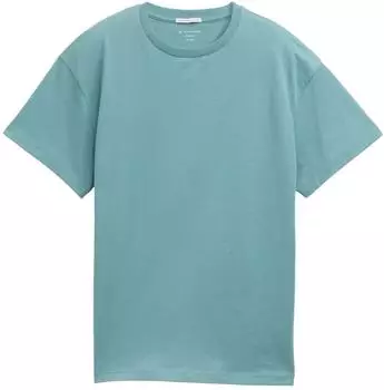 Tom Tailor Oversize T-Shirt mit Rückenprint Smoked Green (1045248_14493)