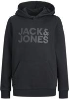 Jack & Jones Junior Kapuzensweatshirt "JJECORP mit Druck, K&auml;ngurutasche,
