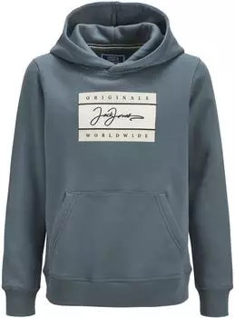 Jack & Jones Jorfrederiksberg Box Sci Sw.H Sn Unb Jnr 12274601 grau (12274601-Stormy Weather)