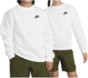 Nike Sportswear Club Fleece Sweatshirt für ältere Kinder Weiß FD3006-100