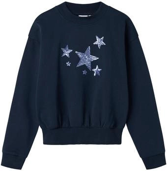 Name It Nkfrejo Ls Nreg Short Sweat Bru Box blau (13236223-Dark Sapphire)