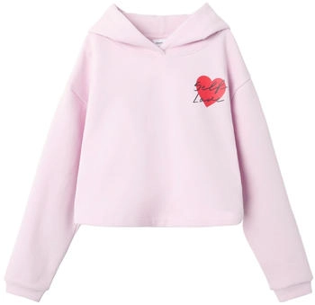 Name It Nkfterren Ls Cropped Boxy Swe Wh Bru Ps 13239428 rosa (13239428-Winsome Orchid)