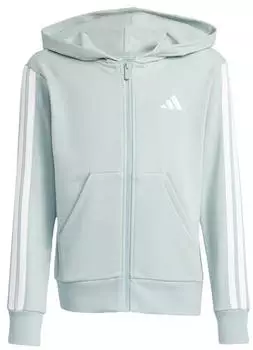 Adidas ESSENTIALS FULL ZIP HOODIE Wonder Sage / White (KE9957)
