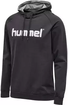 Hummel Go Kids Cotton Logo Hoodie (203512) asphalt