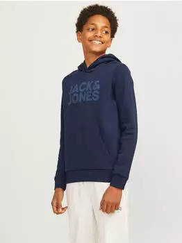 Jack & Jones Corp Logo Hood Large Print (12152841) navy blazer – Jack & Jones Corp Logo Hood Large Print navy blazer