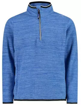 CMP Second-Layer-Jungen-Rollkragenpullover in Mélange-Optik (30G0504) melange blue royal