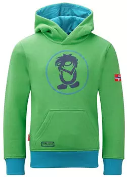 Trollkids Kids Sortland Jacket (139) fresh green/dark marine