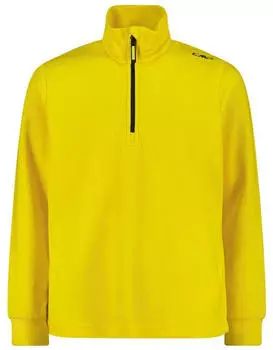 CMP Jungen Stretch Performance Stehkragenshirt mit kurzem Reißverschluss (3G28134) winter sun