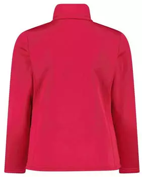 CMP Mädchen Stretch Performance Stehkragenshirt mit kurzem Reißverschluss (39E2245) carminio