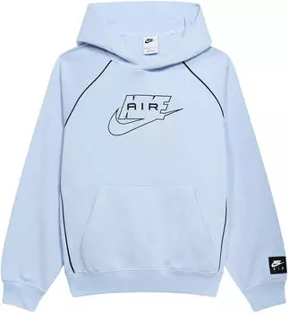 Nike Air Big Kids Hoodie (II7350-407) hydrogen blue/black/black