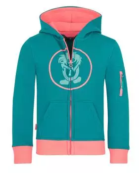 Trollkids Kids Sortland Jacket (139) ocean green/coral pink/dusty teal