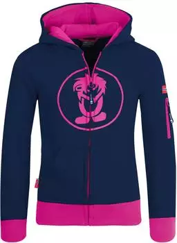 Trollkids Kids Sortland Jacket (139) navy/pink