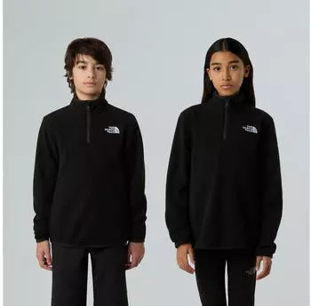 The North Face Glacier Fleece mit 1/4 langem RV Jugendliche (NF0A8CVG) tnf schwarz