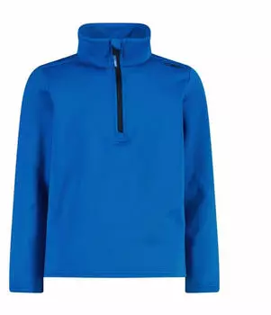 CMP Jungen Stretch Performance Stehkragenshirt mit kurzem Reißverschluss (39E2324-L573) royal blue