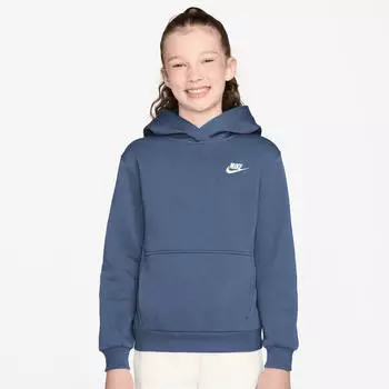 Nike Sportwear Club Kids' Pullover Hoodie (284010) blau – Formstabile Qualität für den täglichen Einsatz