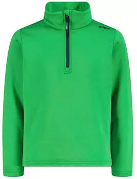 CMP Jungen Stretch Performance Stehkragenshirt mit kurzem Rei&szlig;verschluss (39E2324E265) deep mint