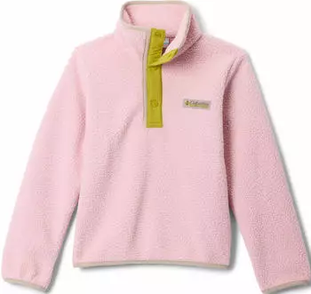 Columbia Kid's Helvetia II Half Snap Fleece (2087831) pink agate/peppercorn