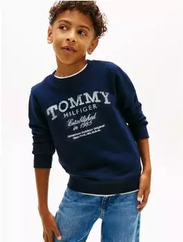 Tommy Hilfiger Essential Sweatshirt Kids KB0KB10337 dark night navy