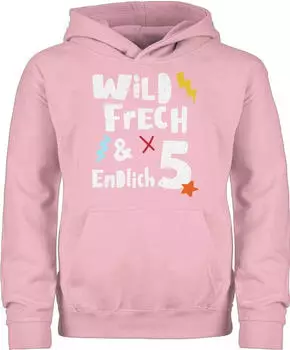 Shirtracer Kids Hoodie 3. Geburtstag hellrosa