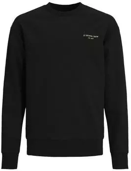 Jack & Jones Jjjeff Monochrome Sweat Crew Neck Jnr (12269860) schwarz