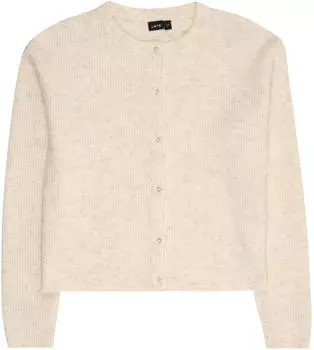 LMTD Nlfkleave Ls Short Knit Cardigan Noos (13252454) wollweiß