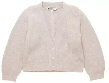 Tom Tailor Glitzer Strickjacke Regular Fit (1039409) soft silver pink