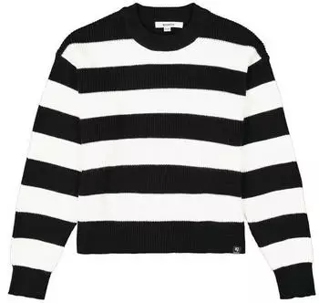 Garcia Z2020 Rundhals-Pullover mit Streifenmuster black