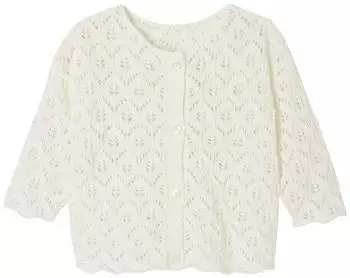Vertbaudet Baby Strickjacke mit Ajourmuster (341015556) weiß