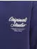Jack & Jones Jornorrebro Typo Back Sweat Hood SN JNR Kapuzensweatshirt Relaxed Fit (12284069) ocean cavern