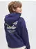 Jack & Jones Jornorrebro Typo Back Sweat Hood SN JNR Kapuzensweatshirt Relaxed Fit (12284069) ocean cavern