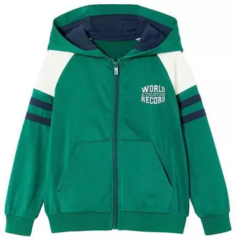 Vertbaudet Kapuzen-Sportjacke mit Reißverschluss (341015728) grün