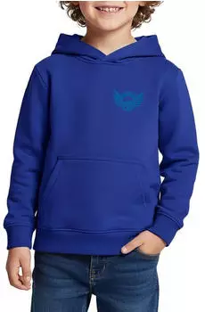 spreadshirt Woodwalkers Film Clearwater High Logo Brustprint Kinder Premium Hoodie royalblau