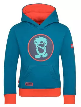 Trollkids Kids Troll Kapuzenpullover summernight blue/red clay