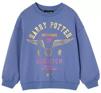 Vertbaudet Basic Kapuzensweatjacke mit Reißverschluss (1) blau chambray