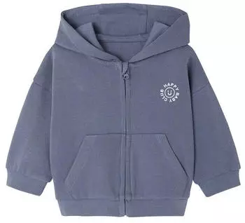 Vertbaudet "Love" Reißverschluss Jacke mit Kapuze (341015368) indigo-blau
