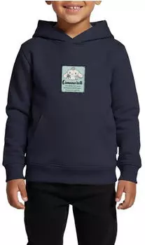 spreadshirt Cinnamoroll Guckt Über Schriftzug Kinder Premium Hoodie navy