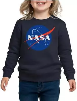 spreadshirt NASA Classic Logo Kinder Premium Pullover (D303642517P1434-45744-app1269-size87) navy