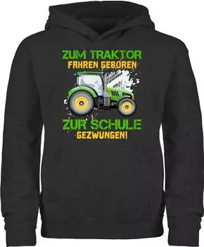 Shirtracer Kinder Hoodie 'Real Girls Play Handball' schwarz