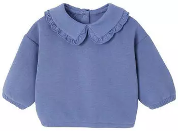 Vertbaudet Baby Sweatshirt in Denim Look blau