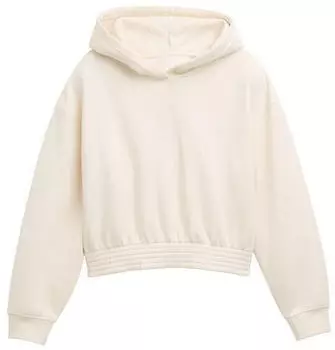 Tom Tailor Girls Kapuzensweatshirt, Cropped Fit (1047391) blau/wei&szlig;