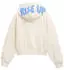 Tom Tailor Girls Kapuzensweatshirt, Cropped Fit (1047391) blau/weiß