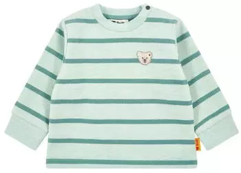 Steiff Sharky Sweatshirt harbour gray/gr&uuml;n
