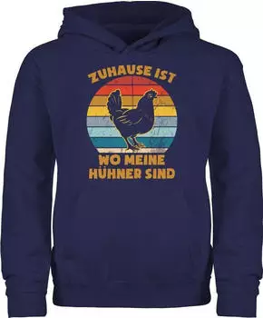 Shirtracer Statement Sayings Kinder Hoodie (PV-64340902) navy blau