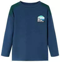 vidaXL Kinder-Sweatshirt Marineblau 104