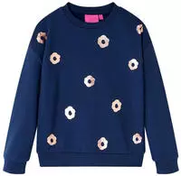 vidaXL Kinder-Sweatshirt Marineblau 104
