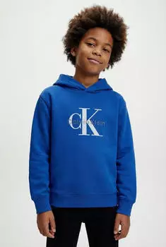 Calvin Klein Mono Logo Hoodie Regular Fit (IB0IB02615) admiral blue